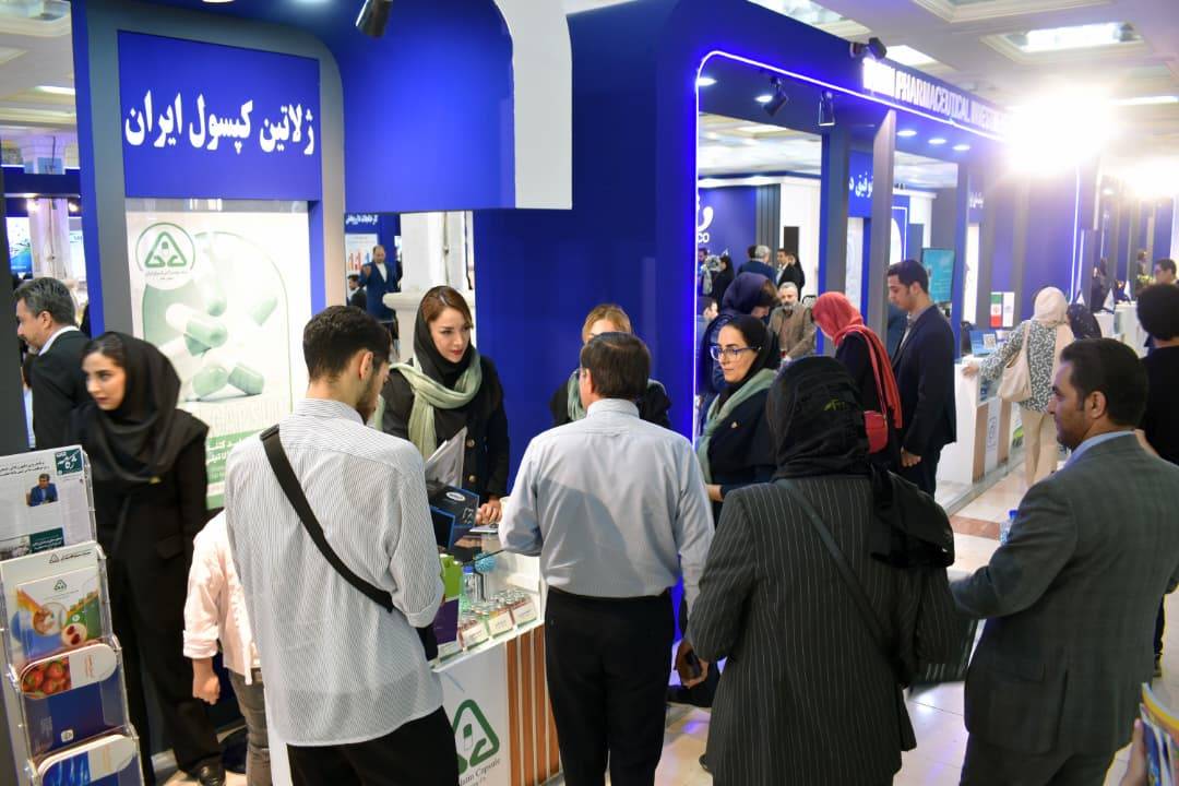 حضور فعال شرکت تولید ژلاتین کپسول ایران در دهمین نمایشگاه بین المللی ایران فارما